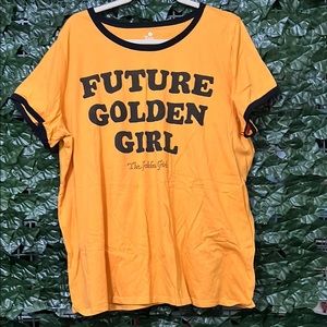 Yellow 'Future Golden Girl' T-Shirt